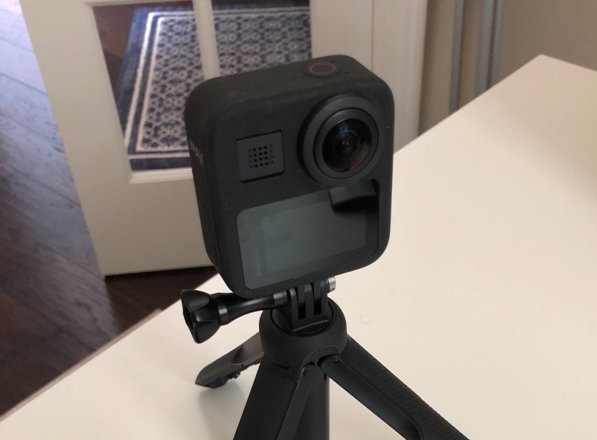 using gopro max for virtual tour